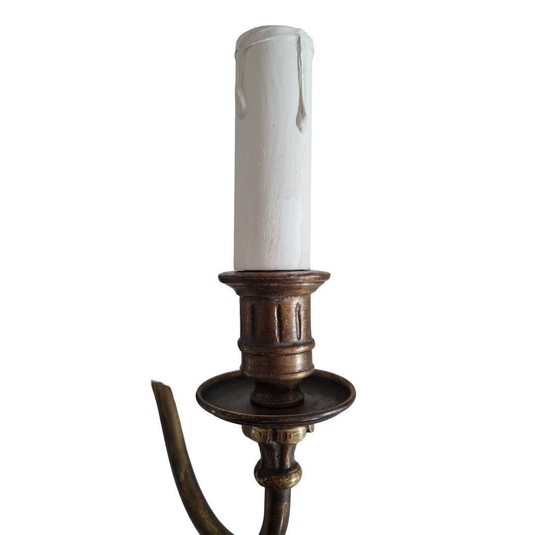 A Pair Of Louis XVI Style Bronze Wall Sconces