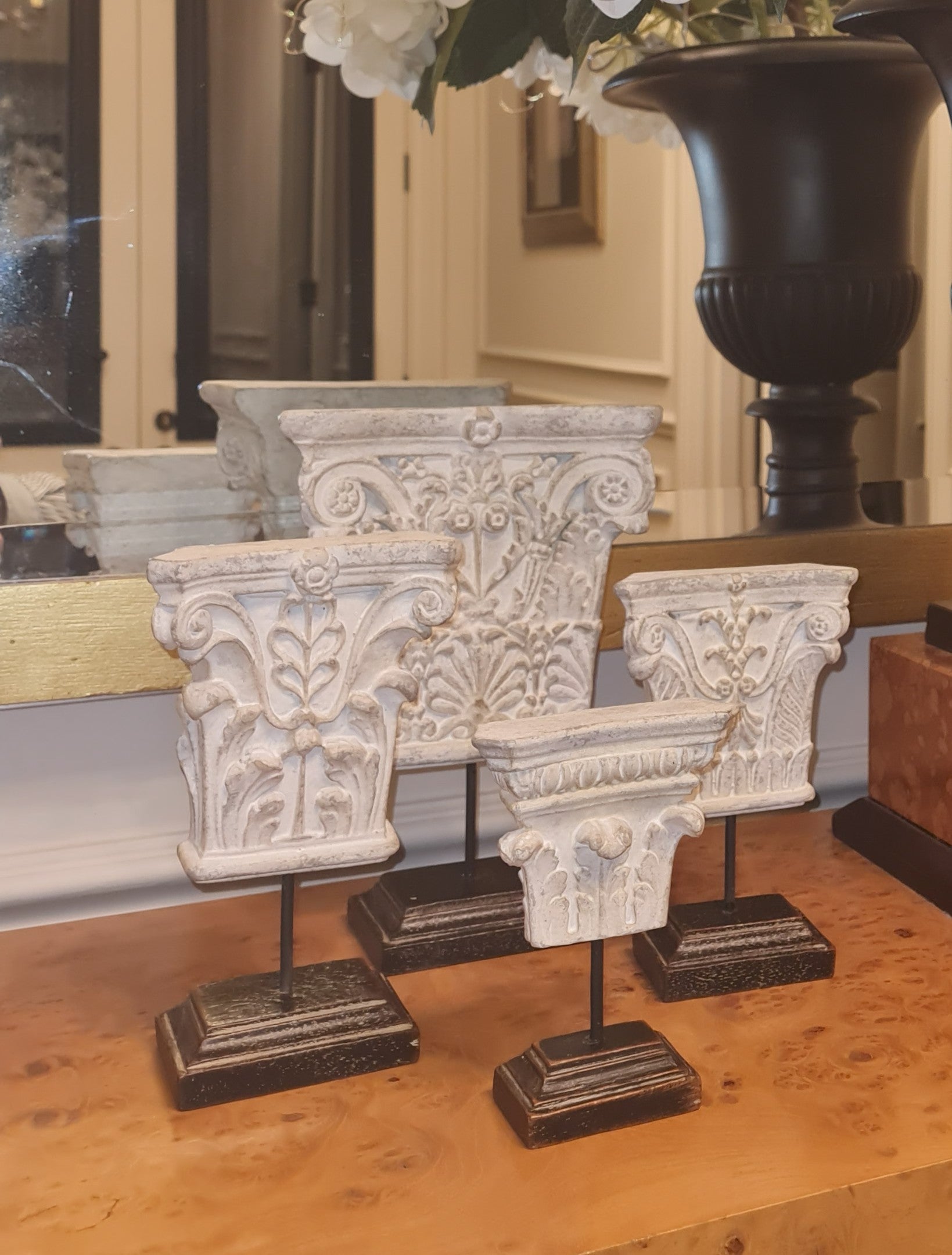 Set of 4 Empire and Restoration Capitals