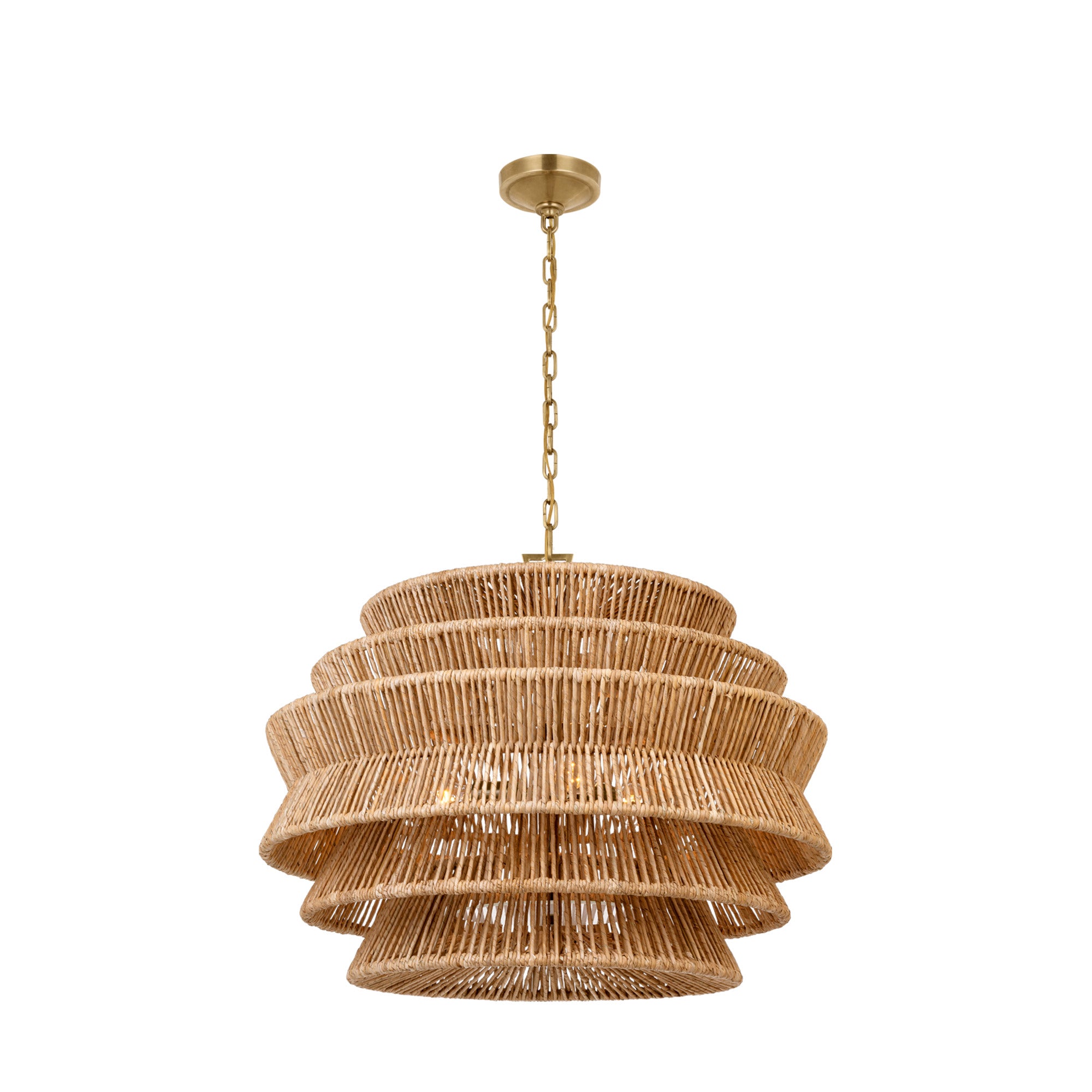 Chapman & Myers Antigua Medium Drum Chandelier