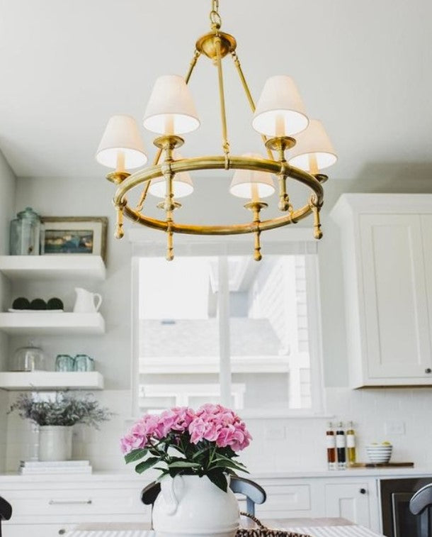 Visual Comfort E. F. Chapman Classic Ring Chandelier