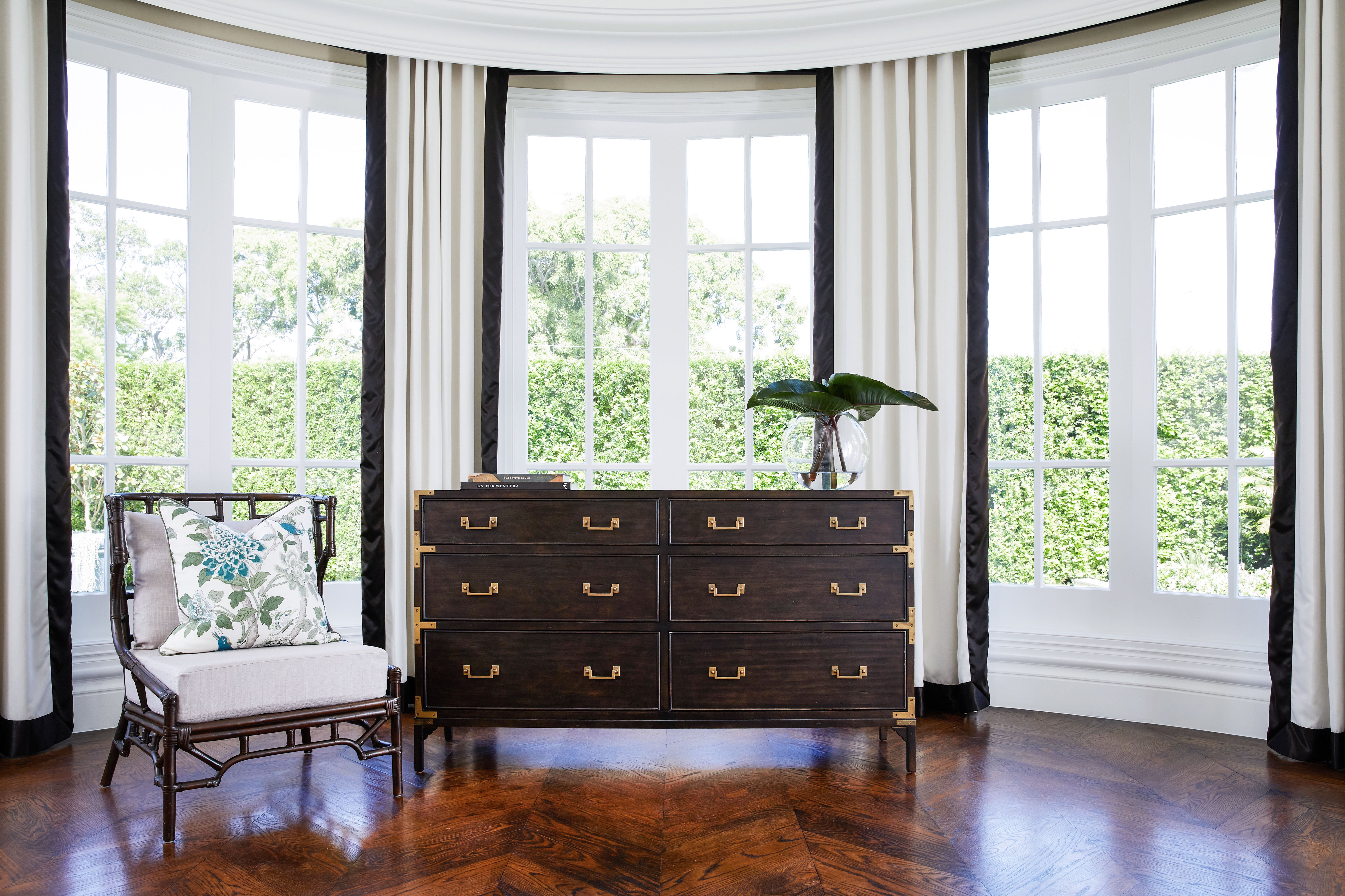 British Colonial Campaign Chest of 6 Drawers