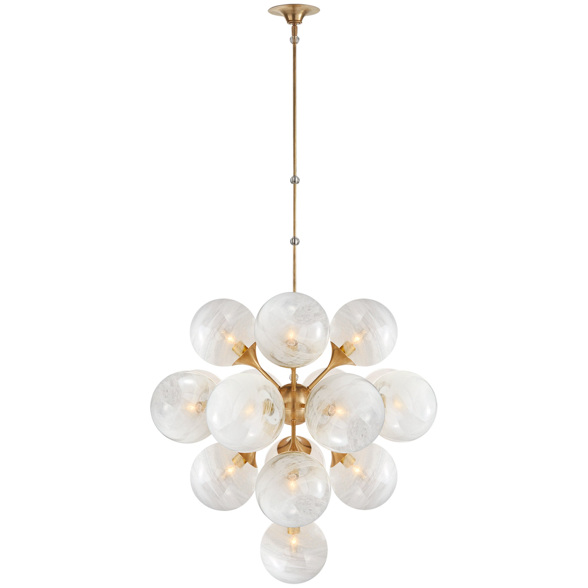 Visual Comfort AERIN Cristol Large Tiered Chandelier