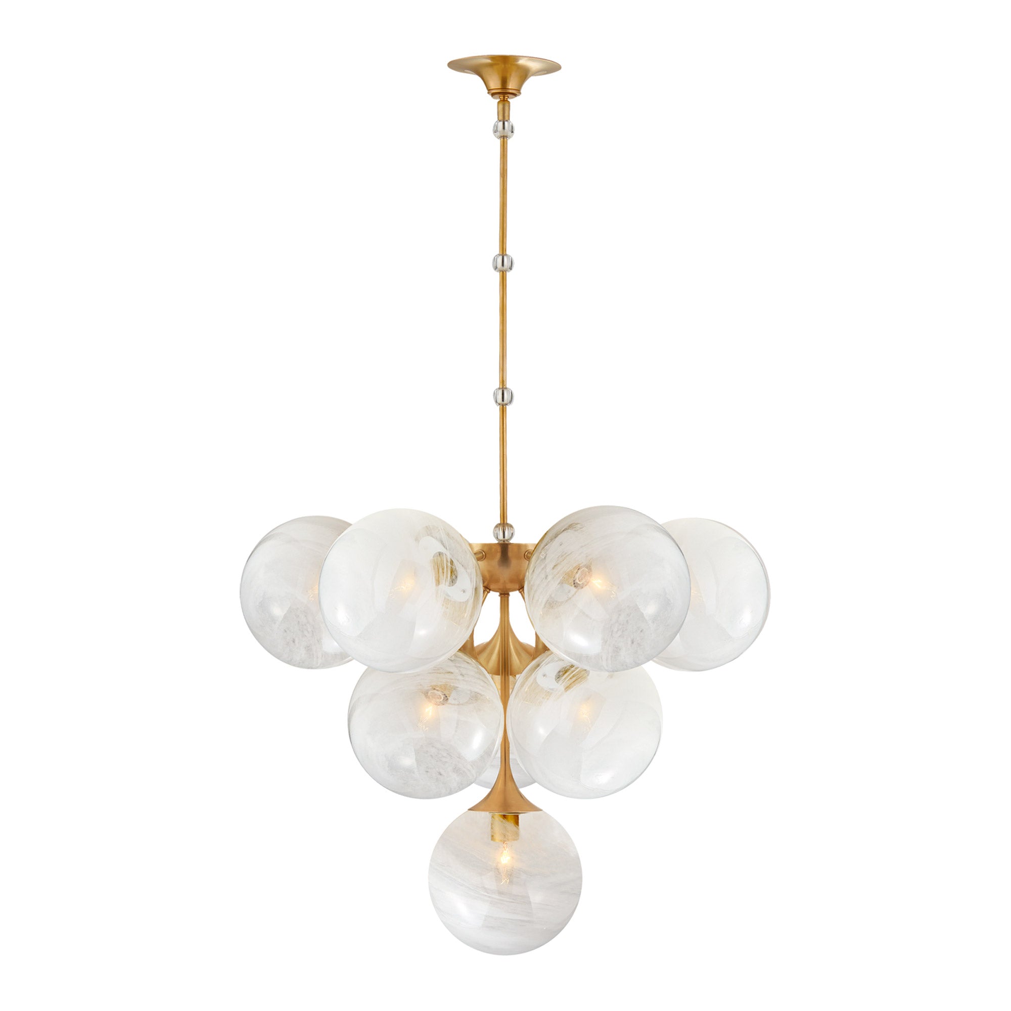 Visual Comfort AERIN Cristol Tiered Chandelier