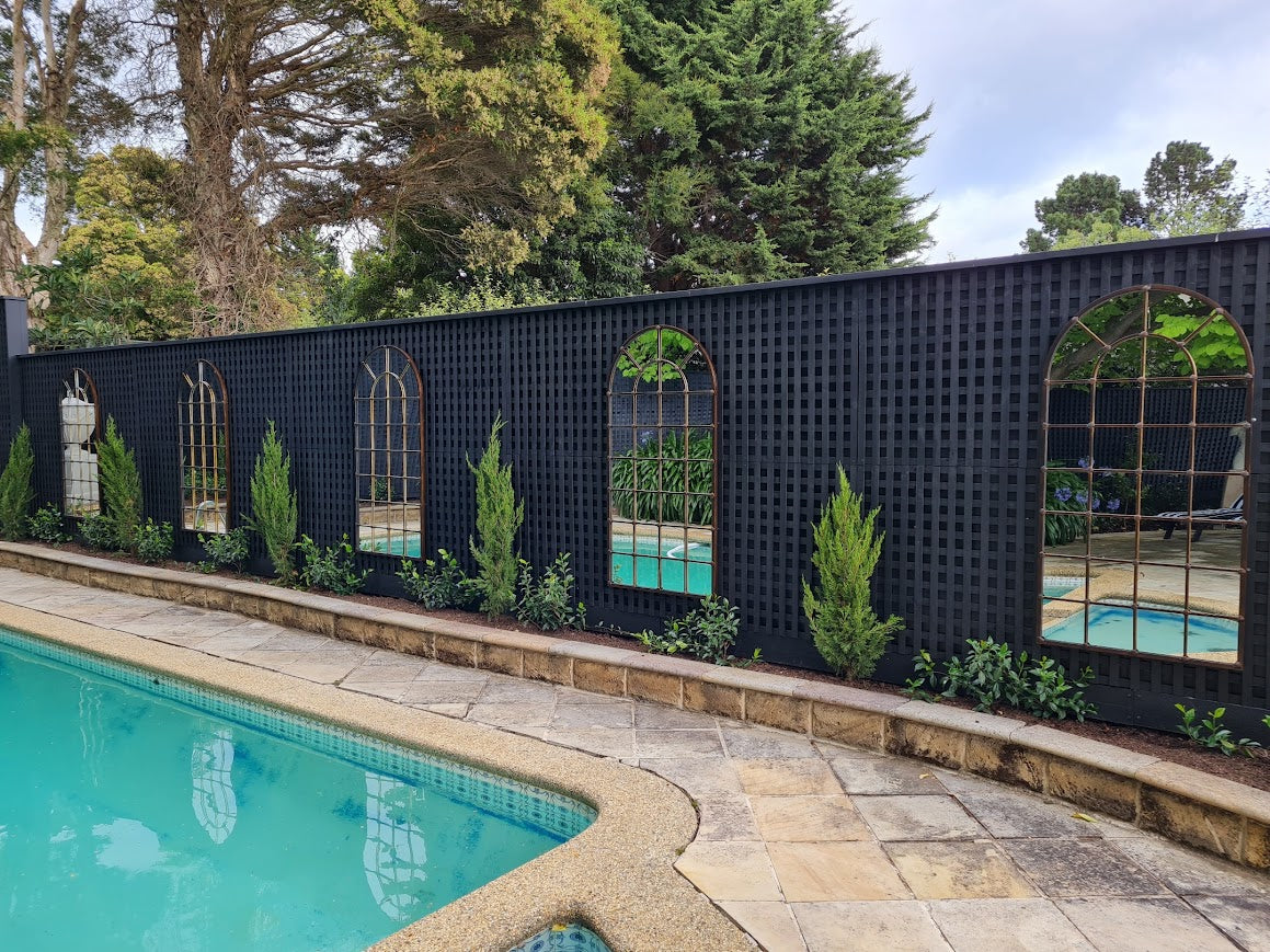 French Styled Rounded Top Mirror