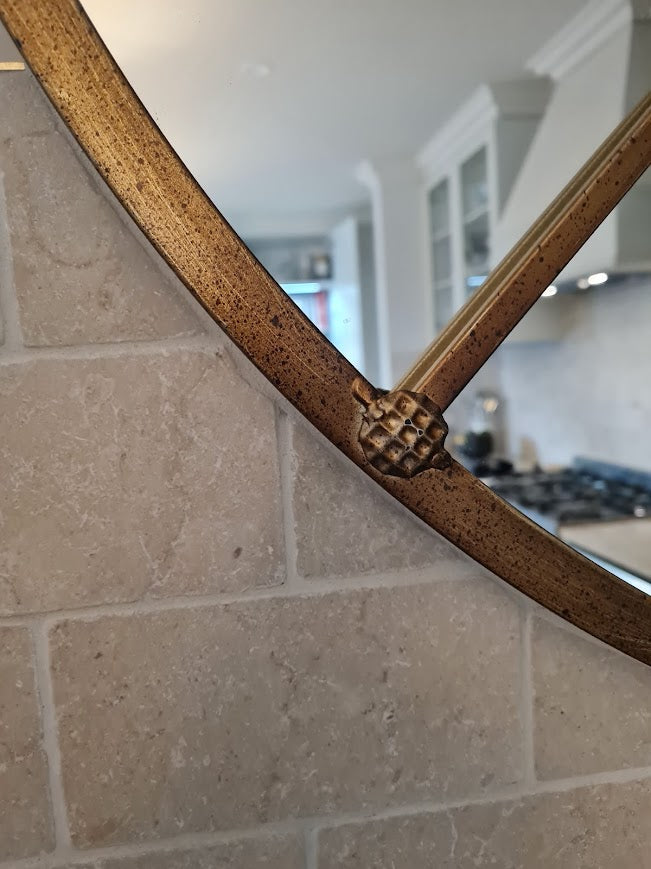 French Styled Rounded Top Mirror