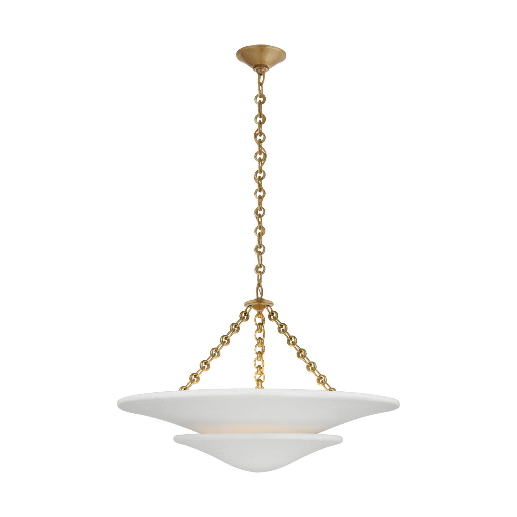 Visual Comfort AERIN Mollino Medium Tiered Chandelier