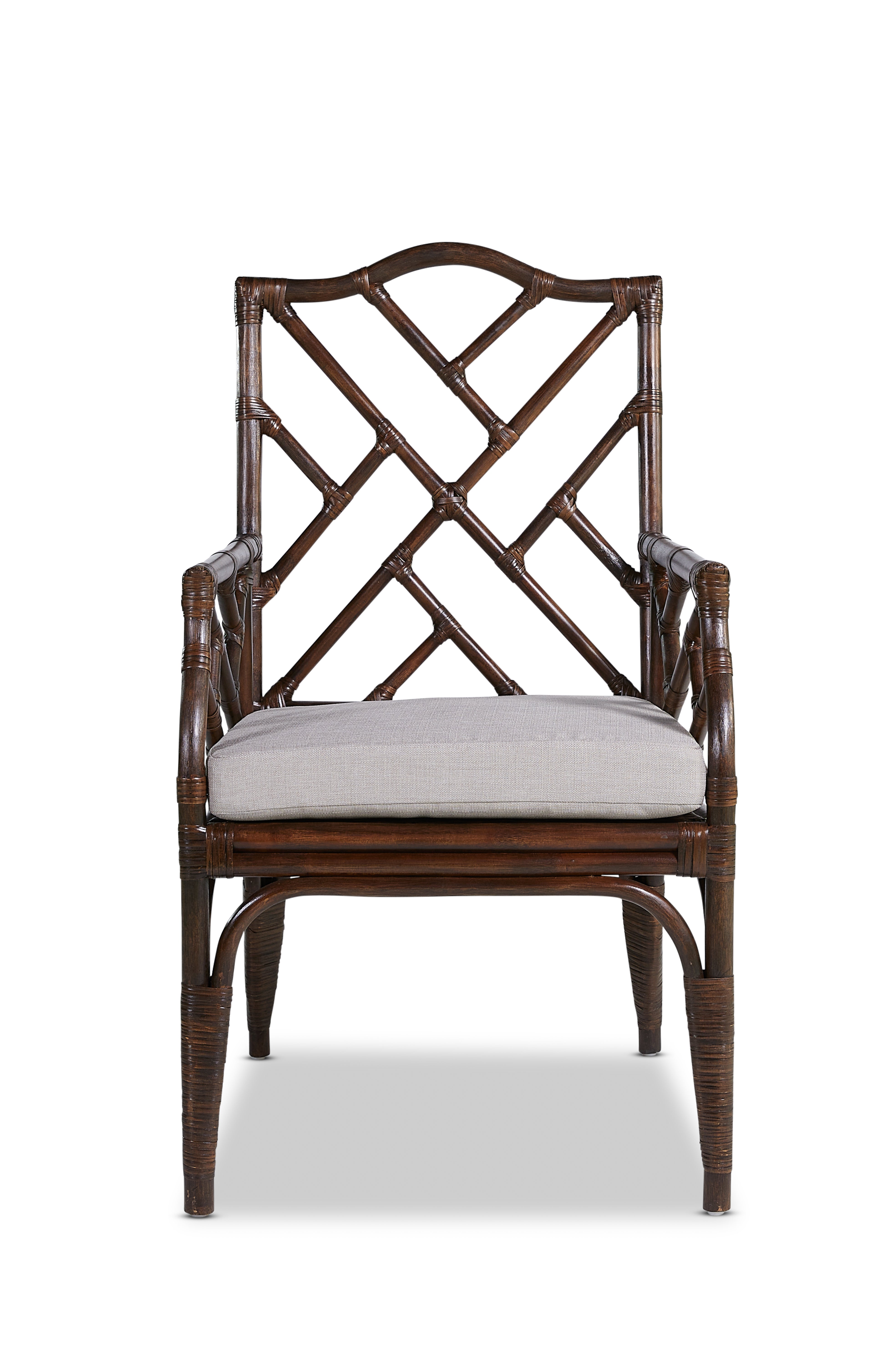 Chippendale Rattan Dining Armchair