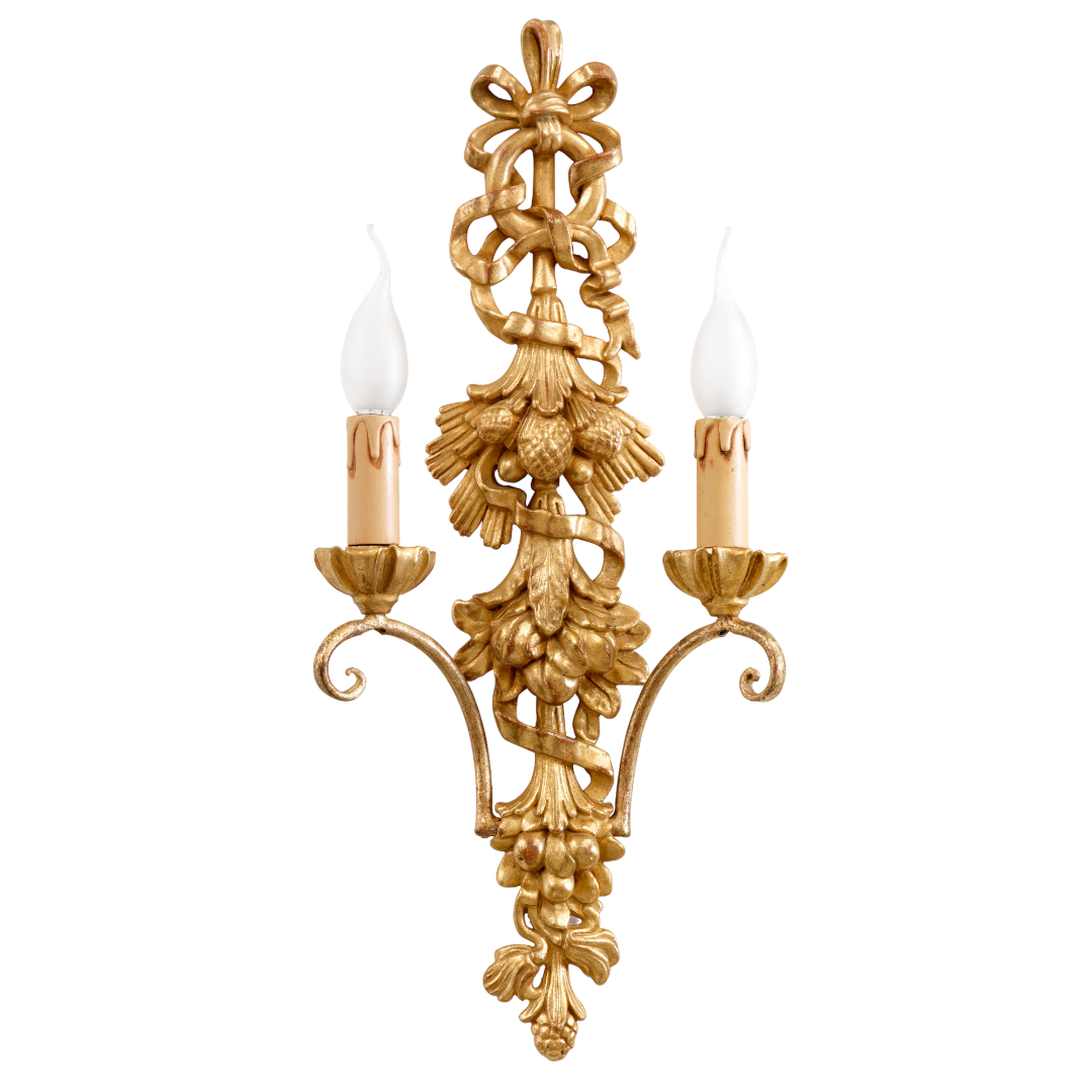 In Stock - Applique - Tuscan Style Wall Sconce - Late 18th Century Style