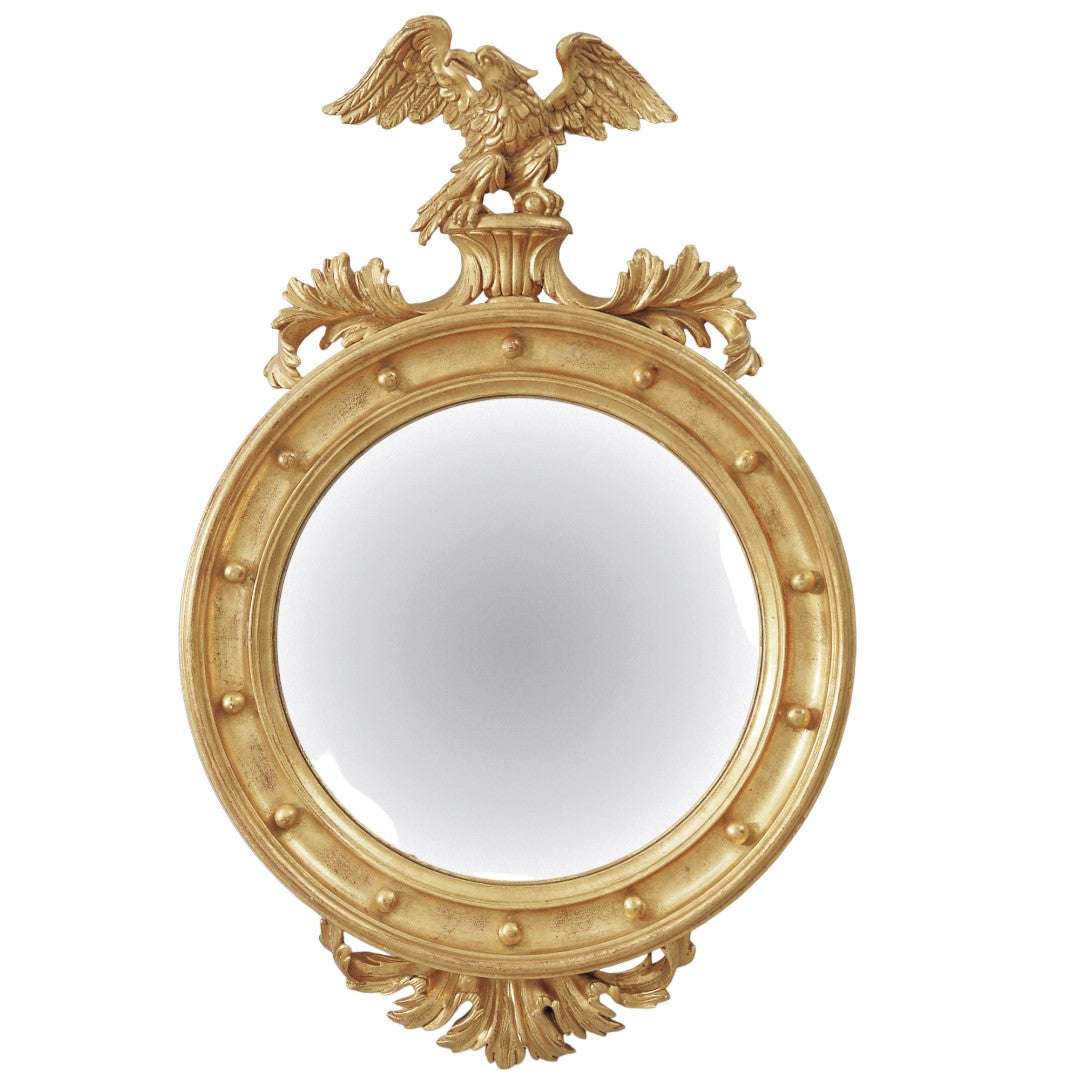 George IV Style Gilt Framed Wall Mirror with Eagle.