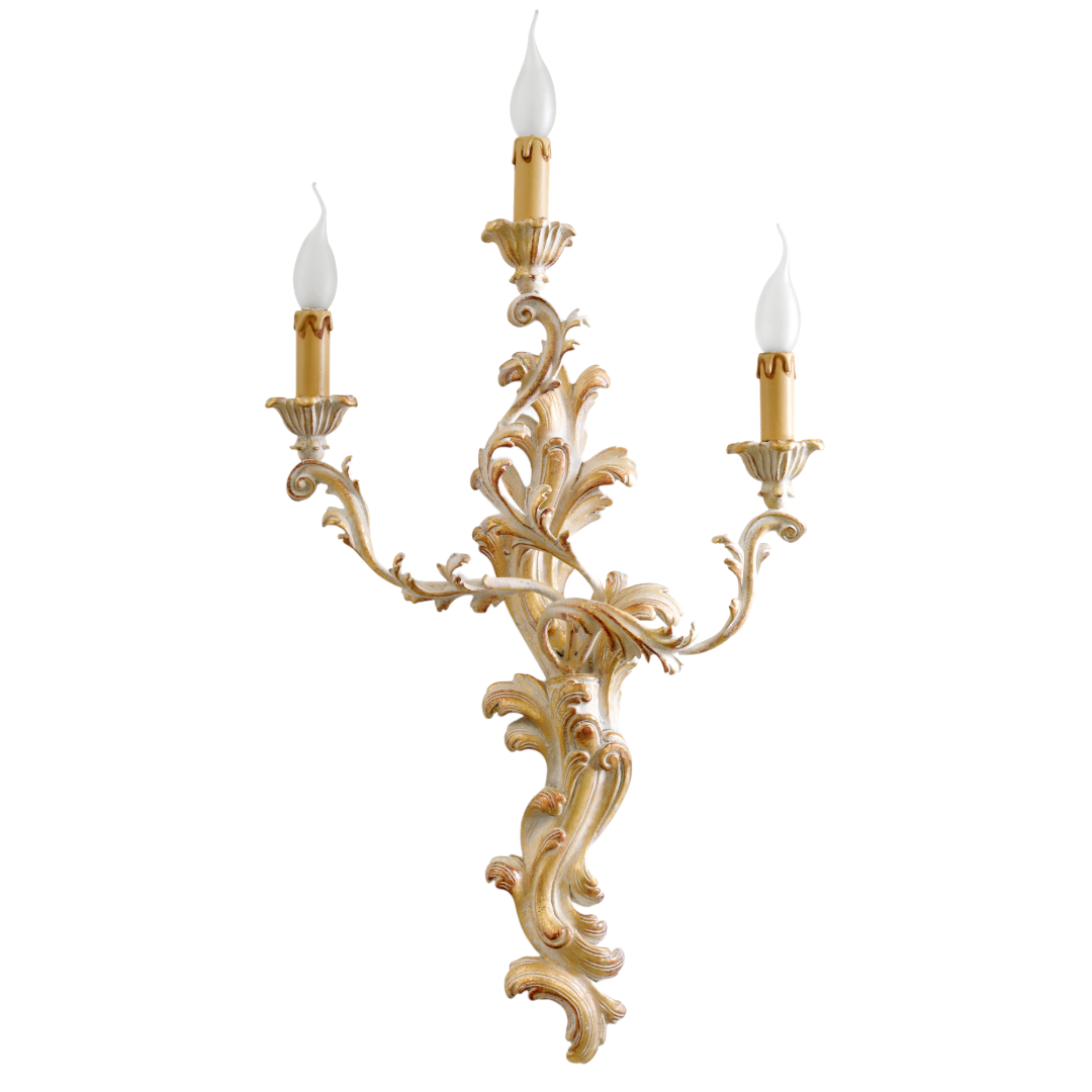 In Stock - Pair of Louis XV Style - 2nd Half 18th Century Wall Sconce