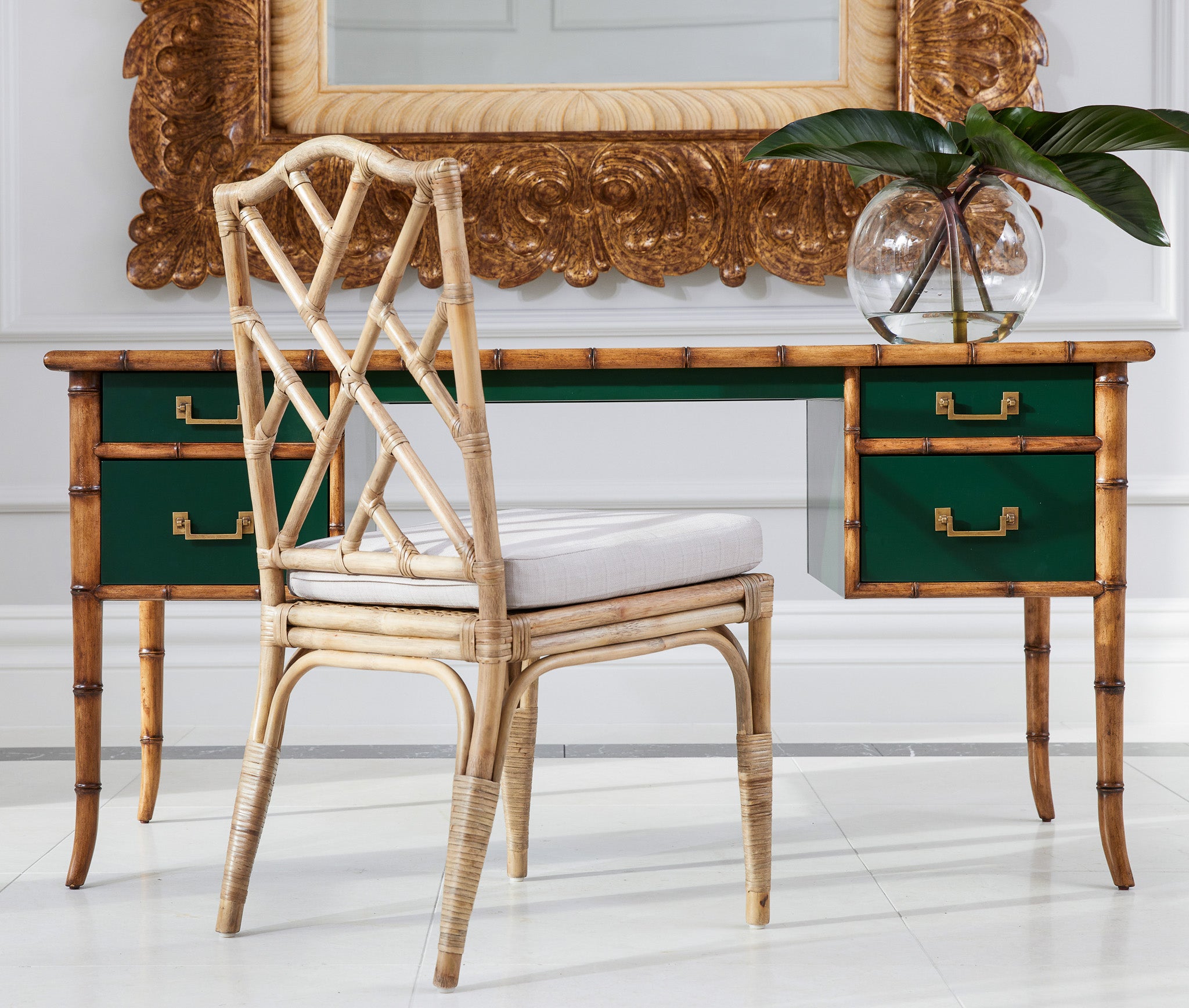 Chippendale Rattan Dining Chair