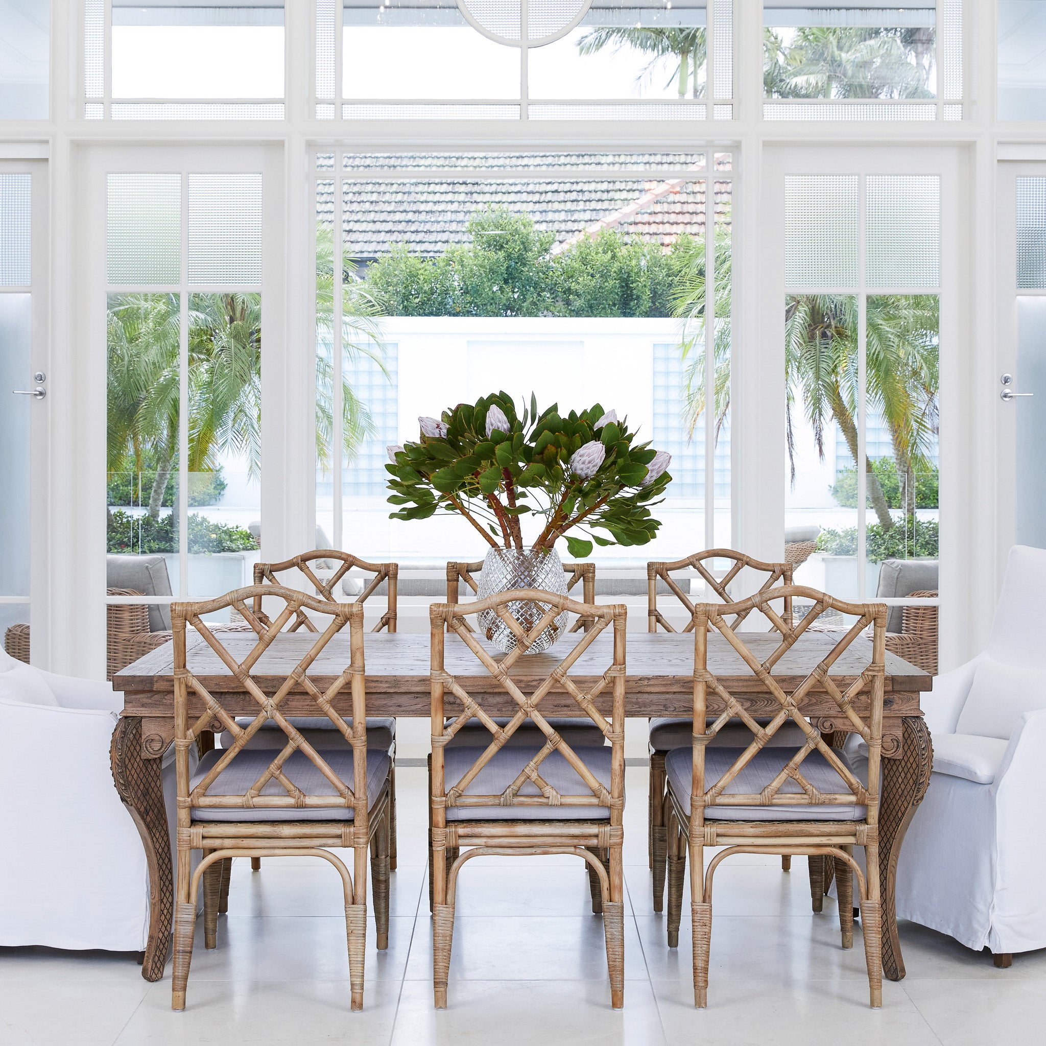 Chippendale Rattan Dining Chair