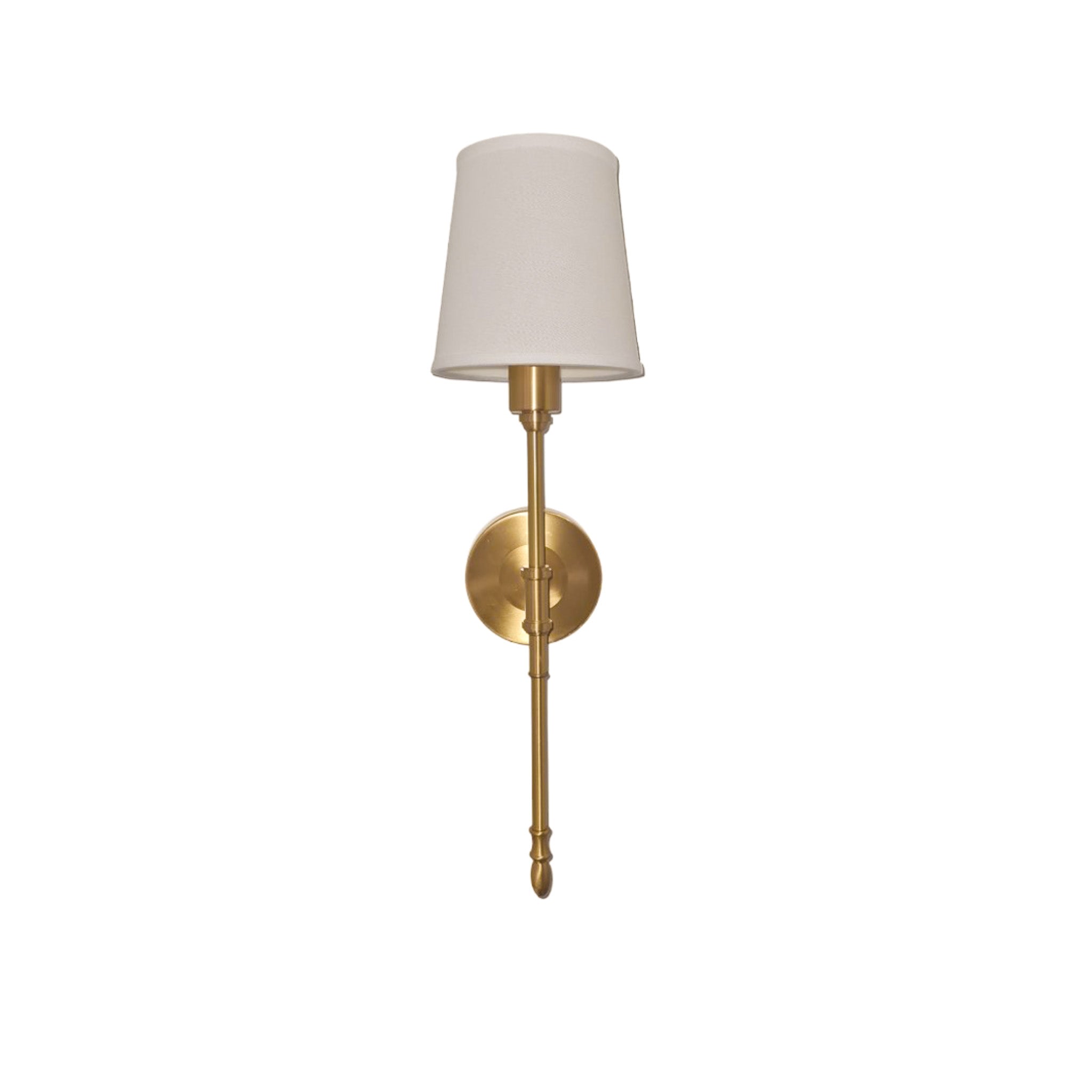Brass Wall Light with Shade