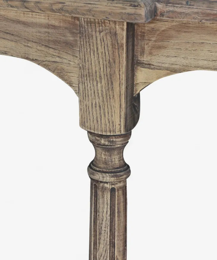 Breakfront Oak Hall Table