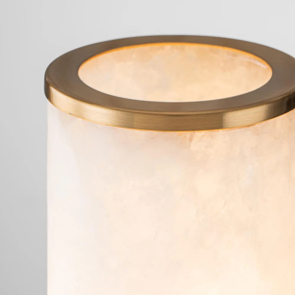 Brass and Alabaster Wall Sconce II