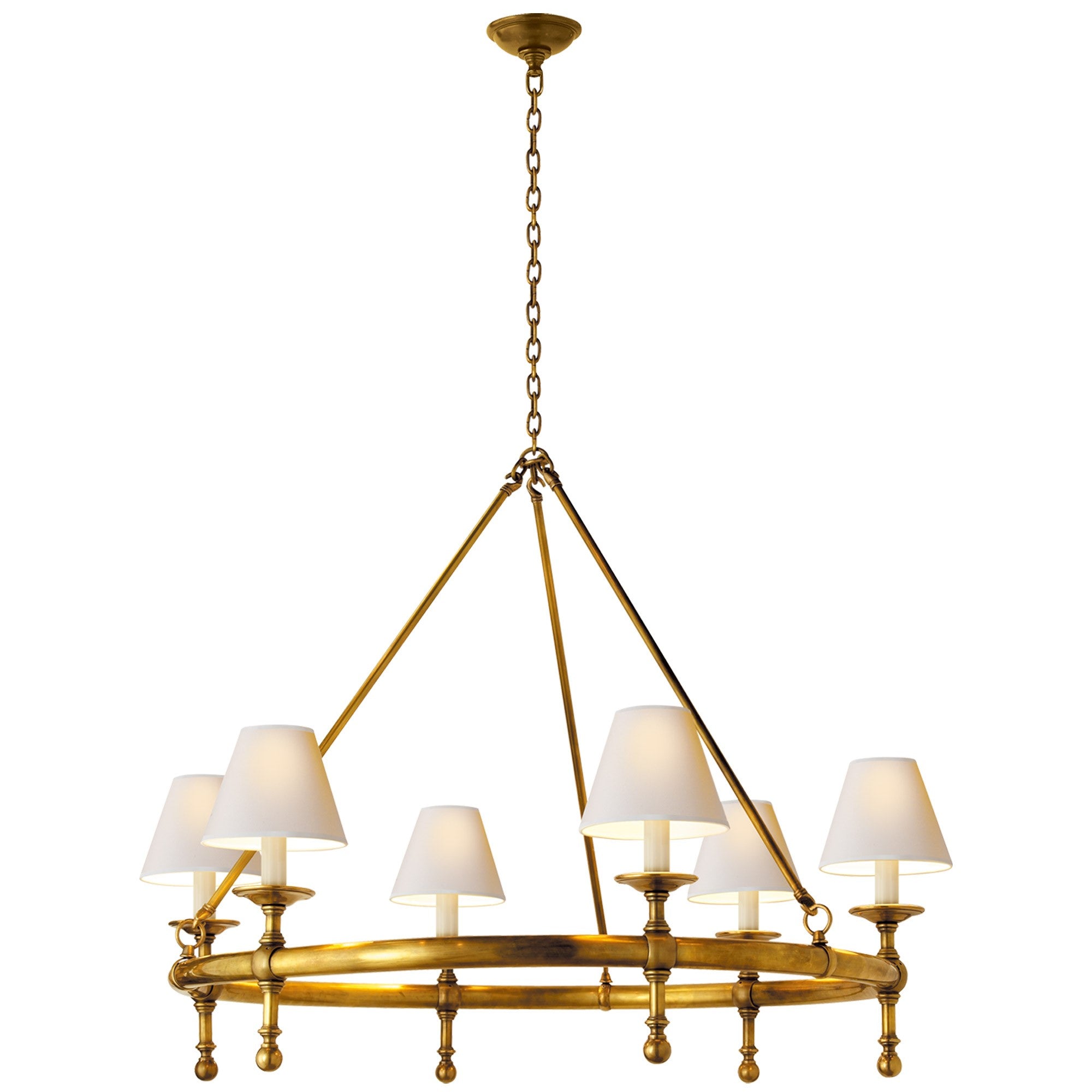 Visual Comfort E. F. Chapman Classic Ring Chandelier