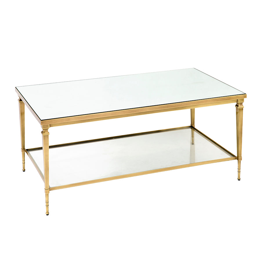 Brass Maple Coffee Table