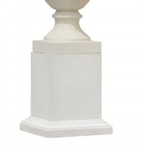 Classical Robert Adams urn and plinth in Pietro stoneware