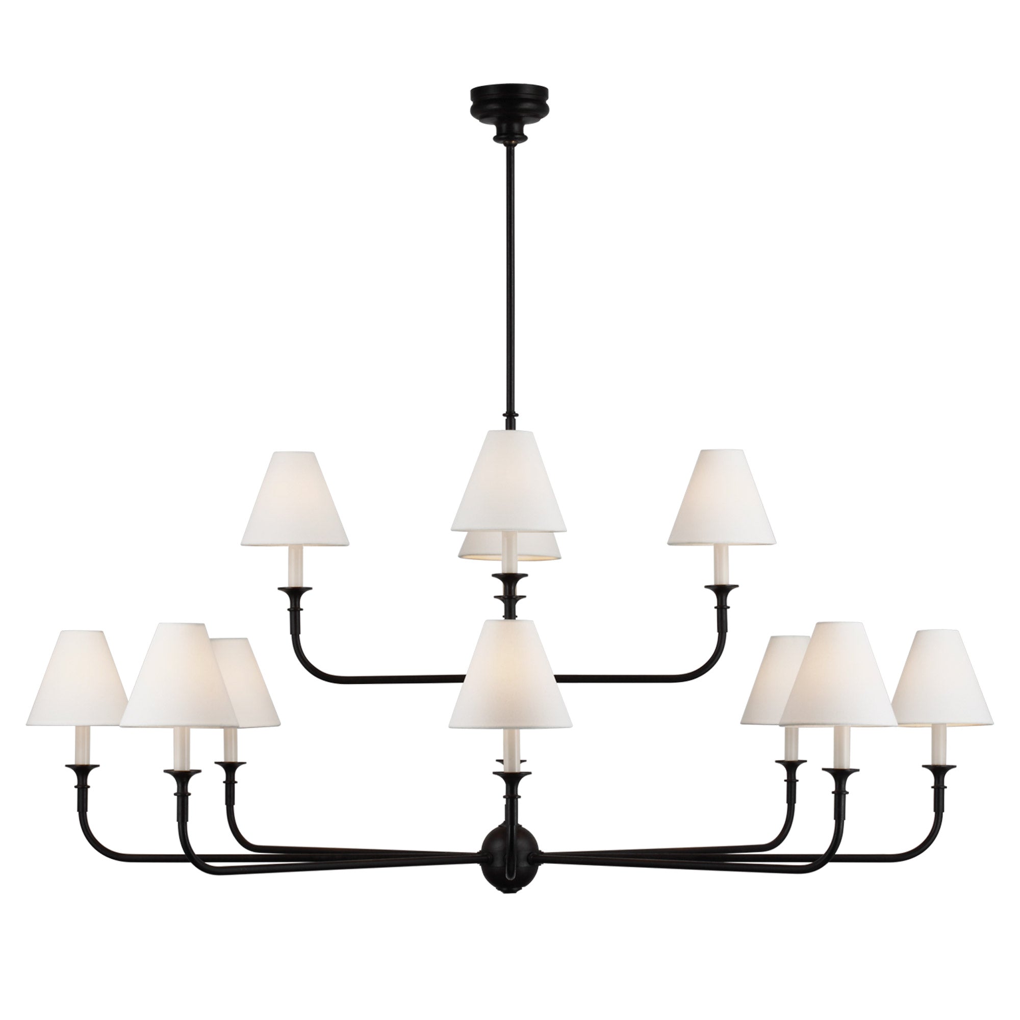 Visual Comfort Thomas O'Brien Piaf Grande Two-Tier Chandelier