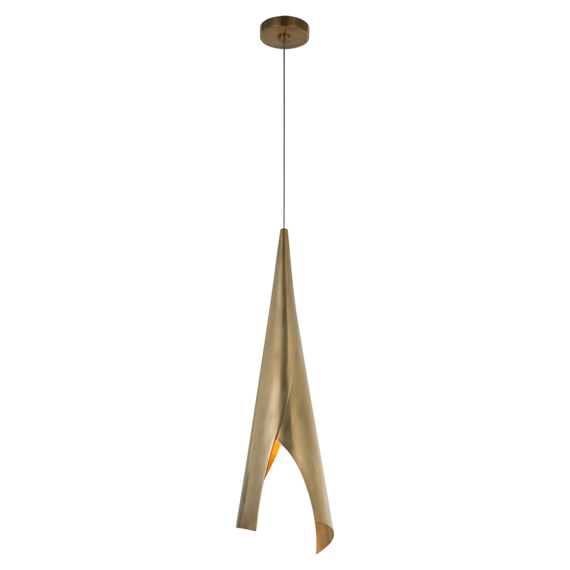 Visual Comfort Kelly Wearstler Piel Wrapped Pendant