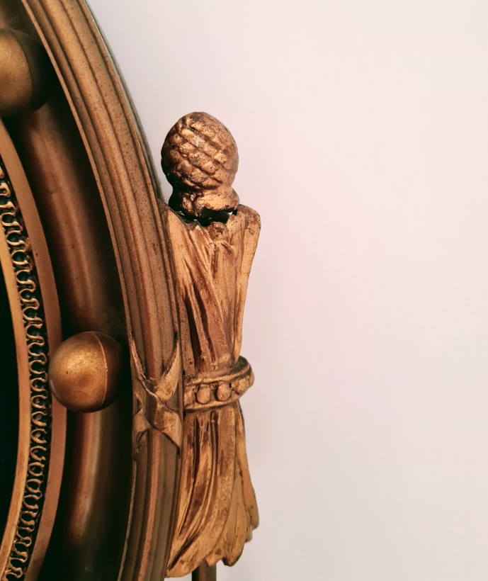 George IV Style Gilt Framed Convex Mirror