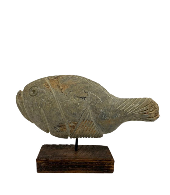 Hand Crafted Natural Stone Fish - Africa
