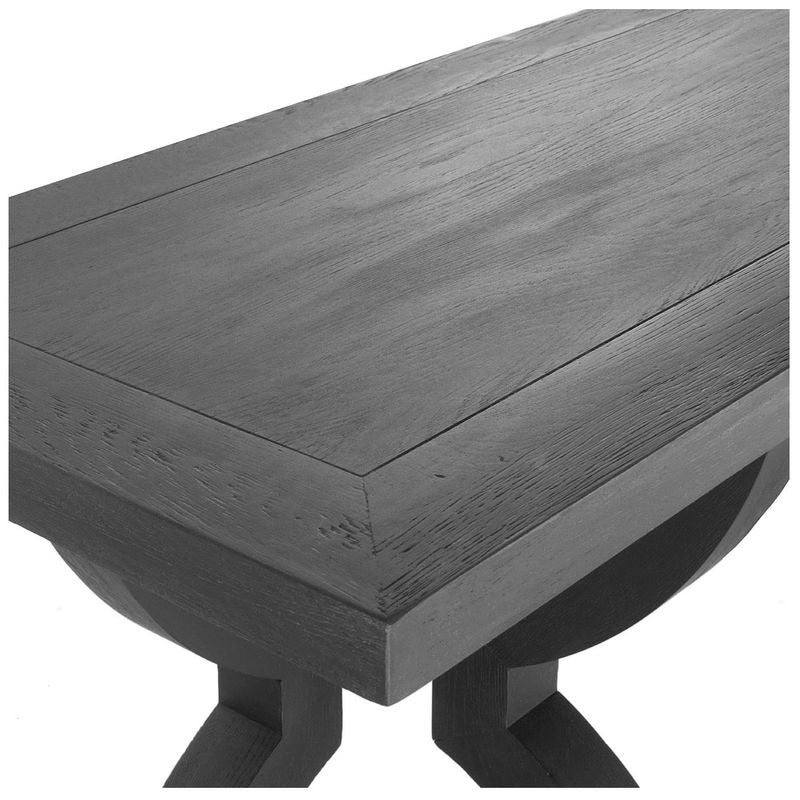 Houga Console Satin Black Oak