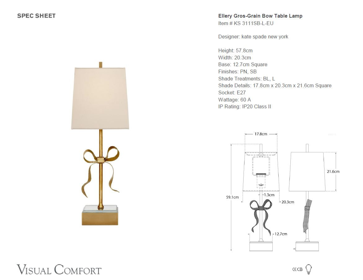Visual Comfort Kate Spade Ellery Table Lamp
