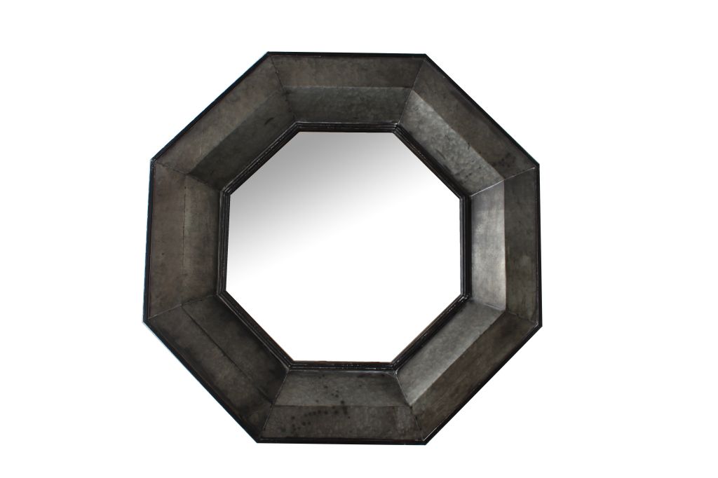 King Octagonal Metal Mirror