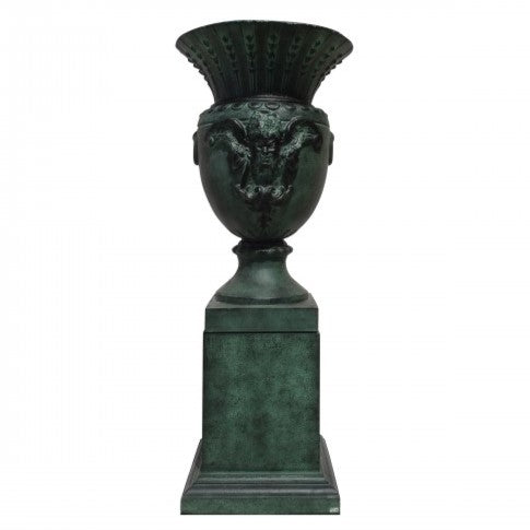 Strasbourg Urn on Plinth - Pietro Stoneware