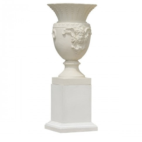 Strasbourg Urn on Plinth - Pietro Stoneware