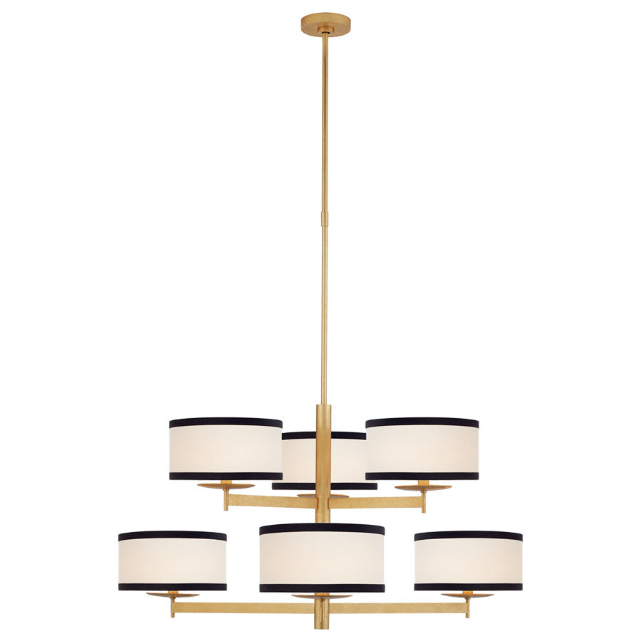 Visual Comfort Kate Spade Walker Two-Tier Chandelier