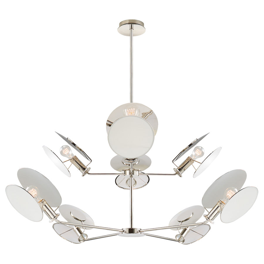 Visual Comfort Thomas O'Brien Osiris Large Reflector Chandelier