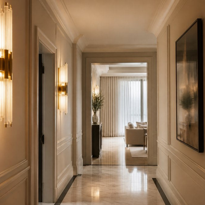 How to Select the Right Luxury Sconces for Your Hallway