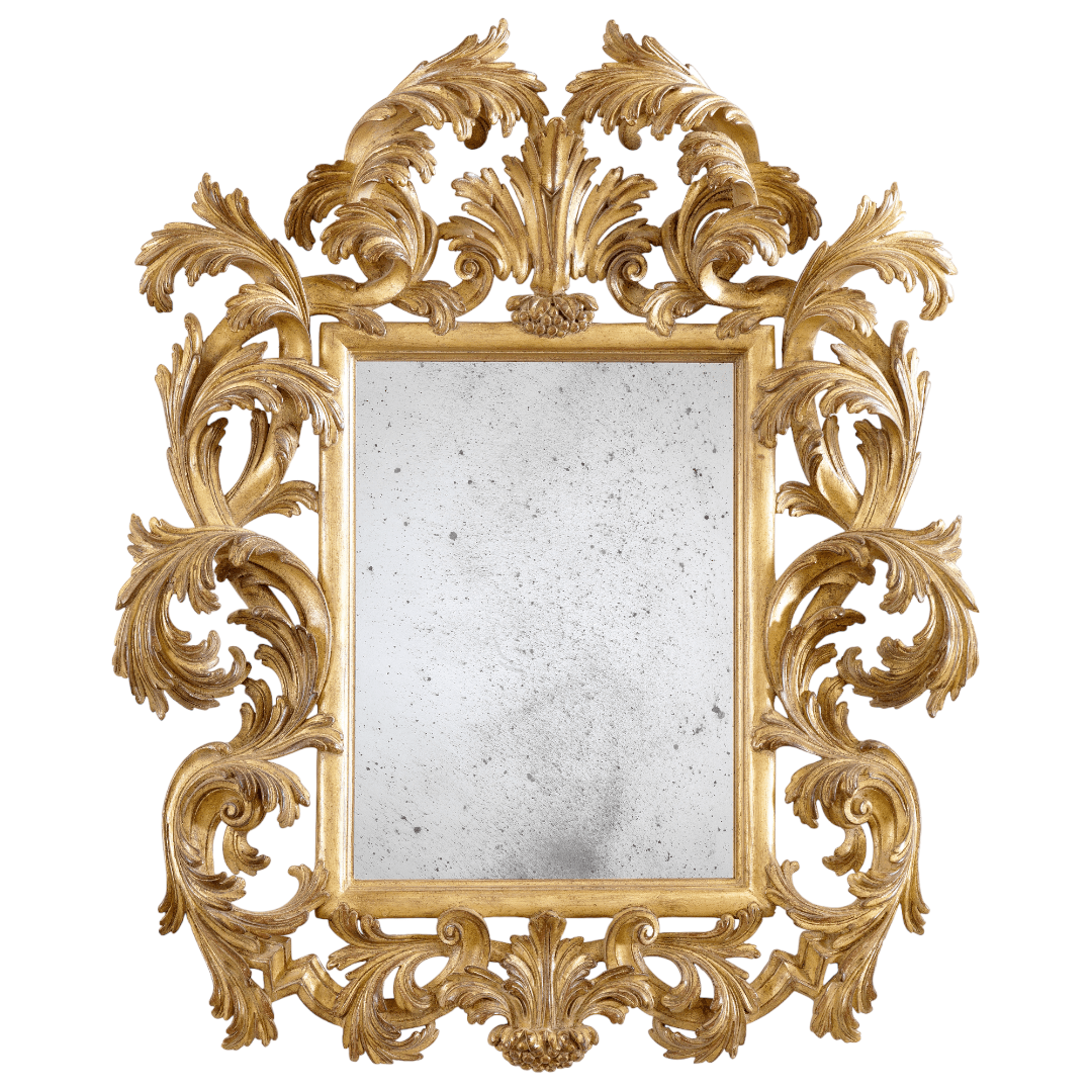 17th Century Tuscan Style Gilded Mirror - Oscar and Mila