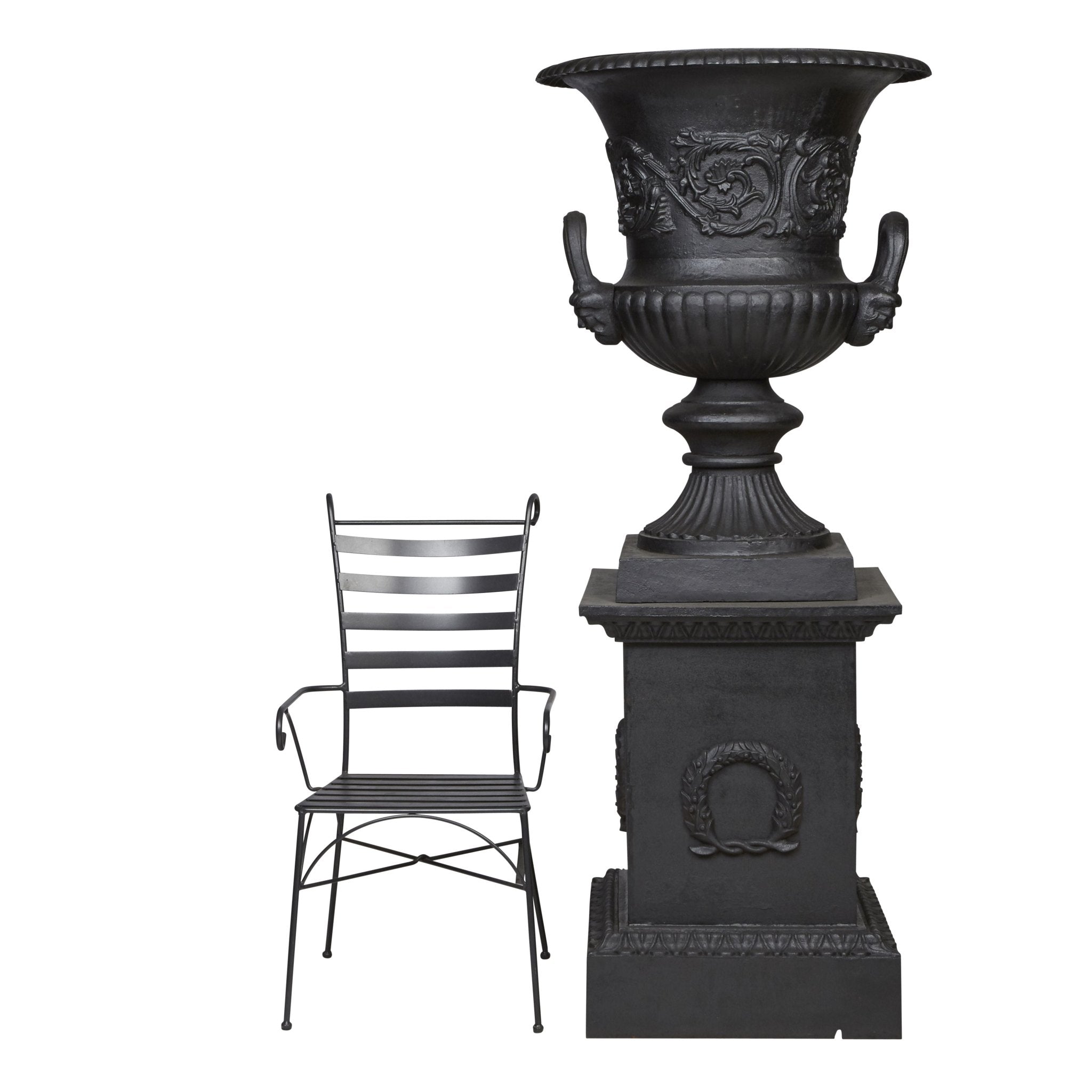 200cm Dorchester Urn and Pedestal Set - Oscar and Mila