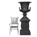 200cm Dorchester Urn and Pedestal Set - Oscar and Mila