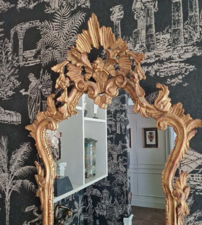 A George II Style Gilt Framed Mirror
