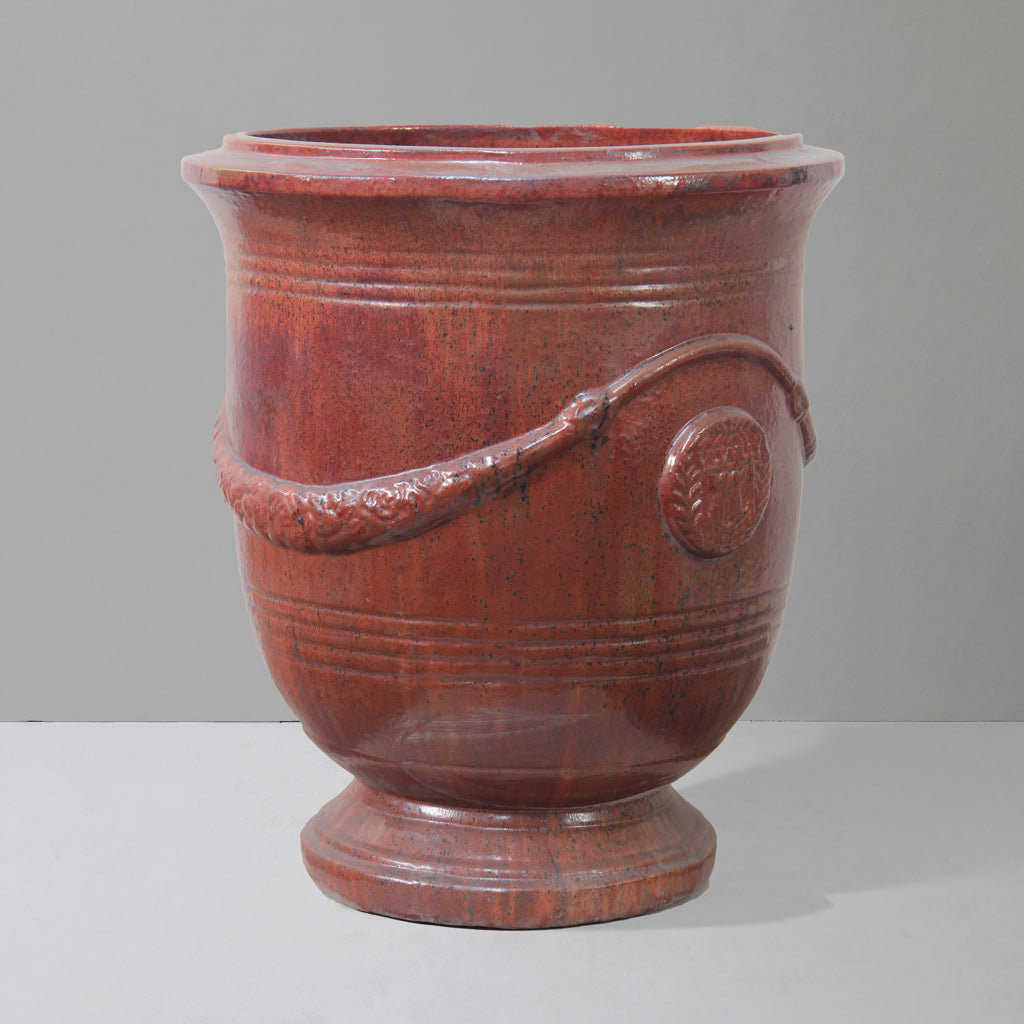 French Style Urn Glazed Finish - Large - 57cm Diam. x 64cm H