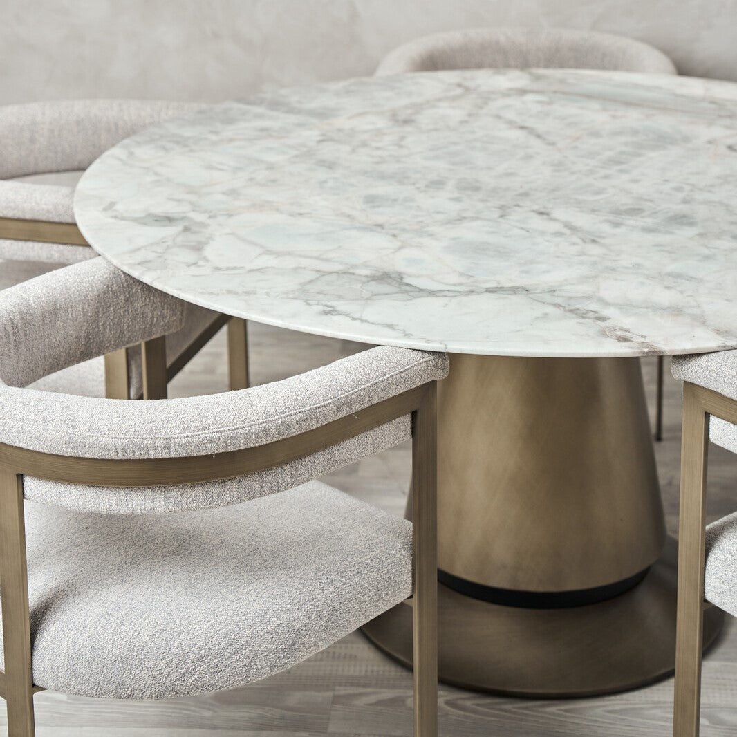 Contemporary Marble Dining Table