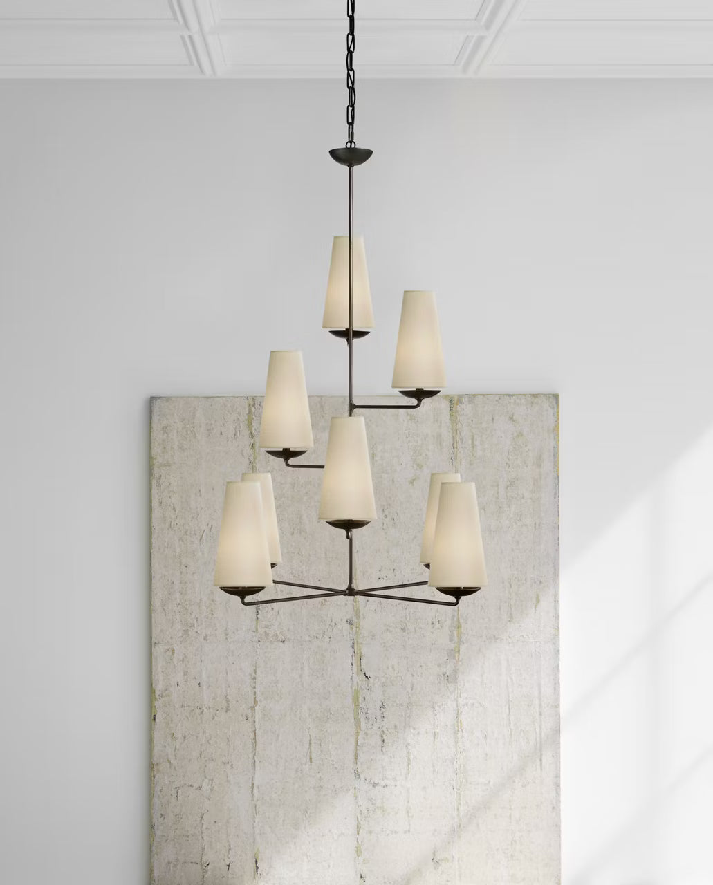 Visual Comfort AERIN Fontaine Vertical Chandelier