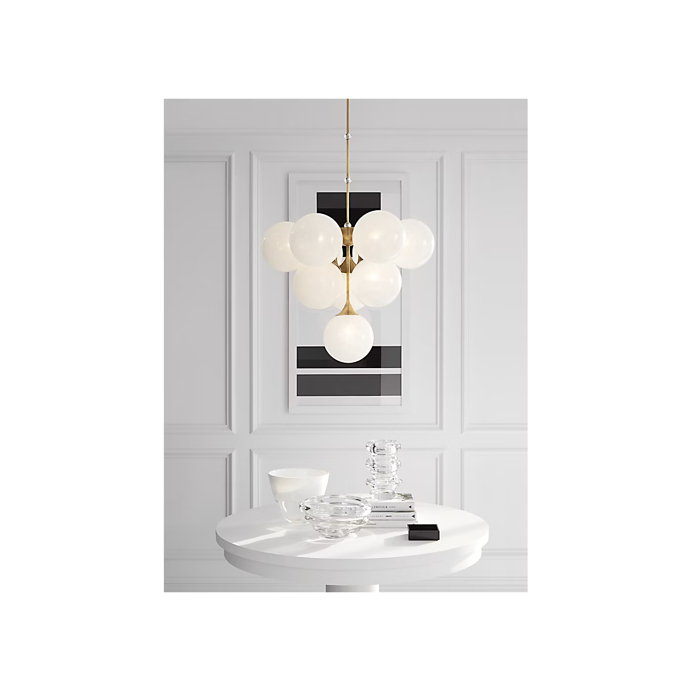 Visual Comfort AERIN Cristol Tiered Chandelier