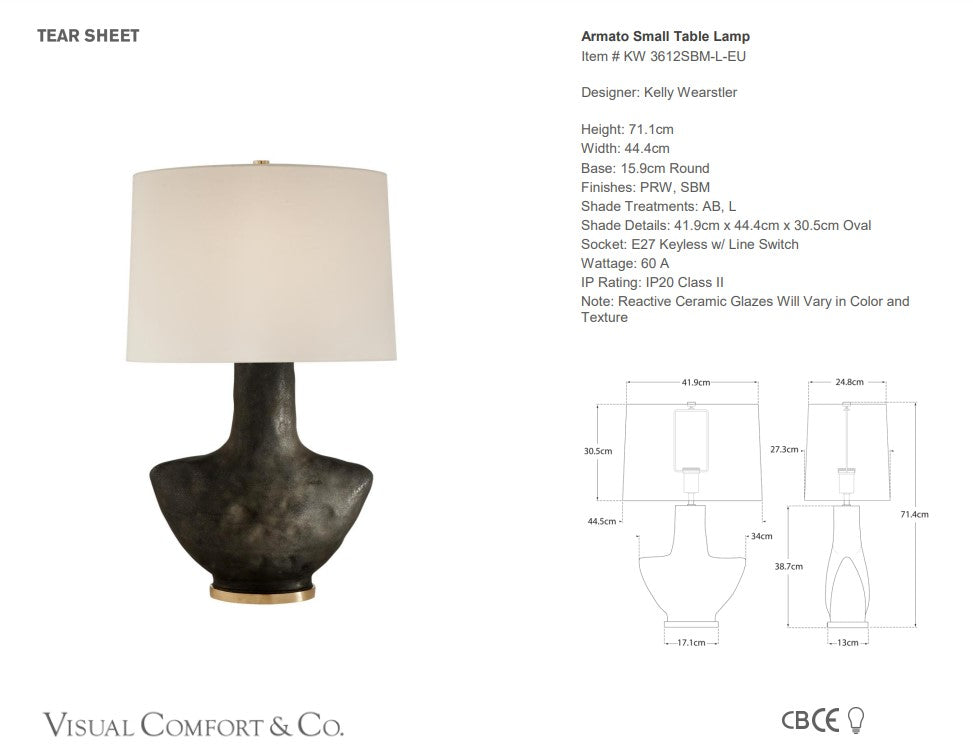 Visual Comfort Kelly Wearstler Armato Table Lamp