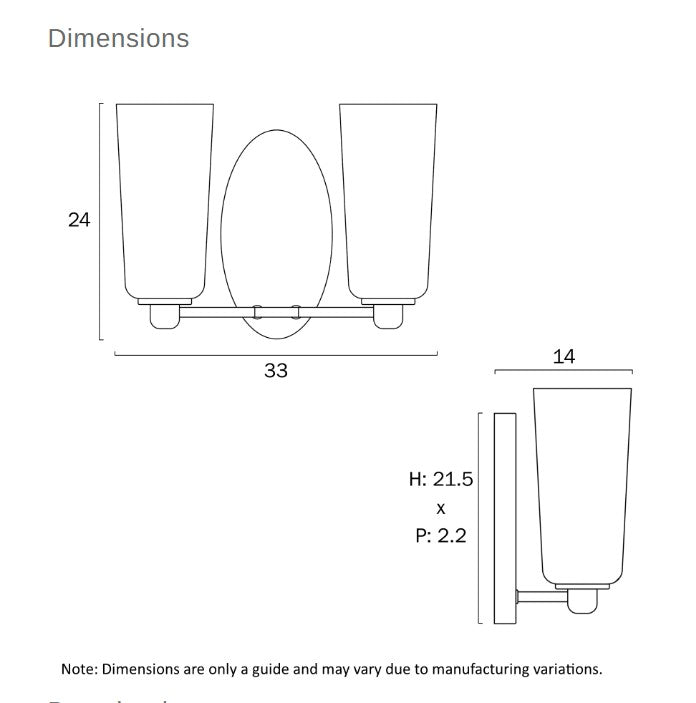 Brian Double Wall Sconce