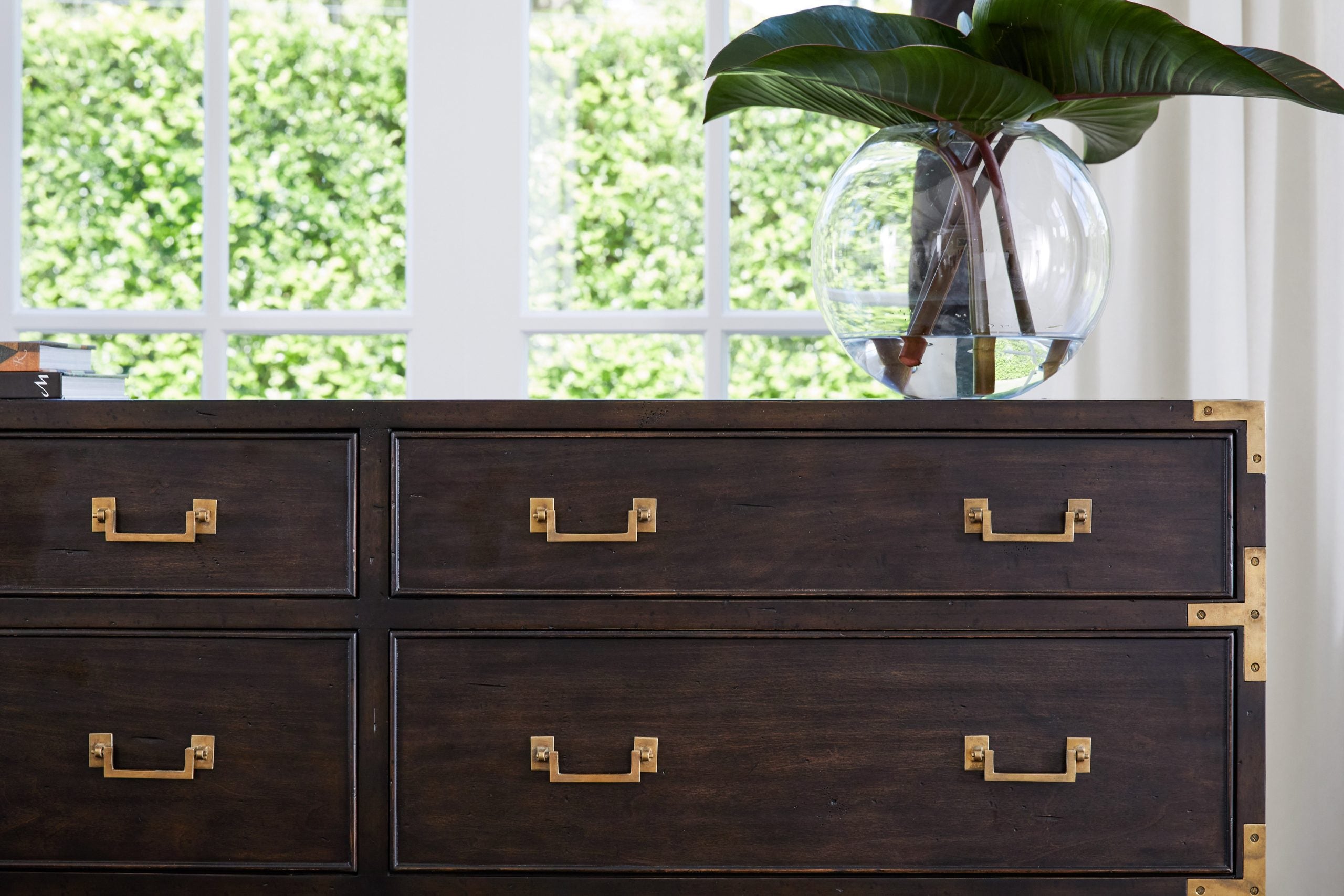 British Colonial Campaign Chest of 6 Drawers