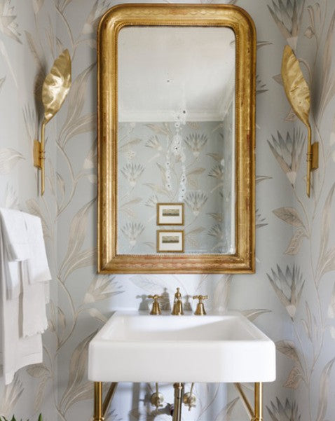 Julie Neill Dumaine Single Pierced Leaf Sconce