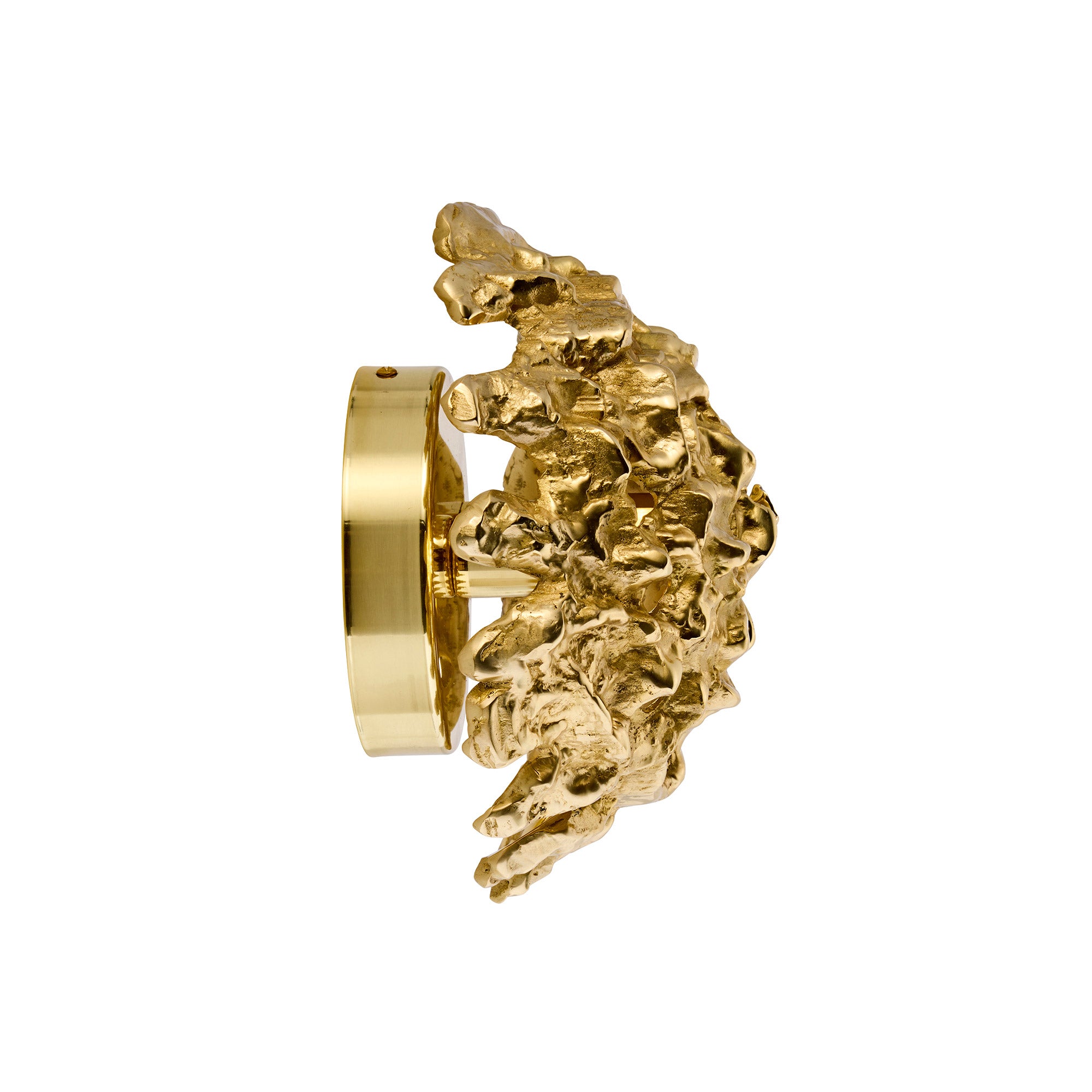 Esperia Meteorite Wall Light (Polished Brass)