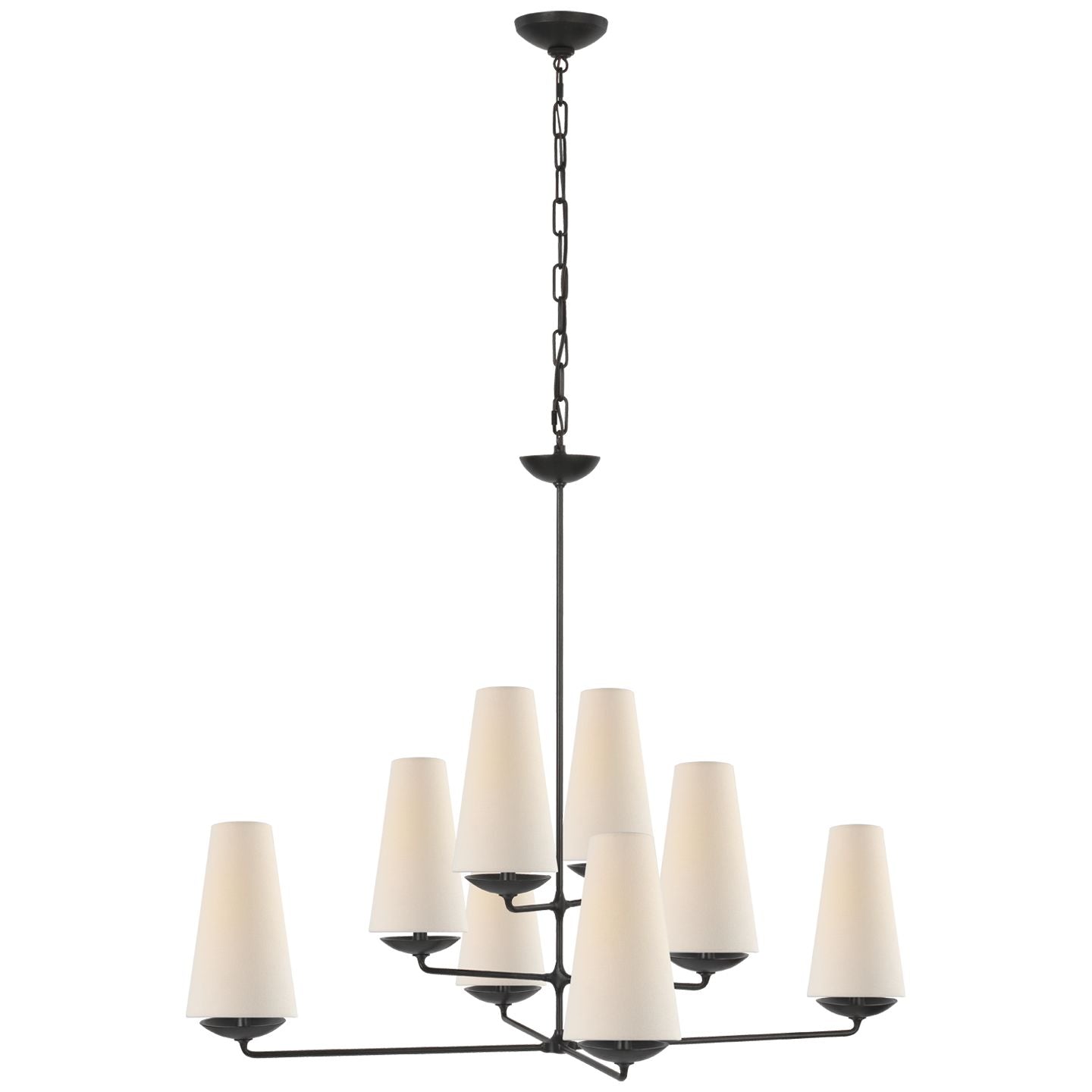 Visual Comfort AERIN Fontaine Large Offset Chandelier