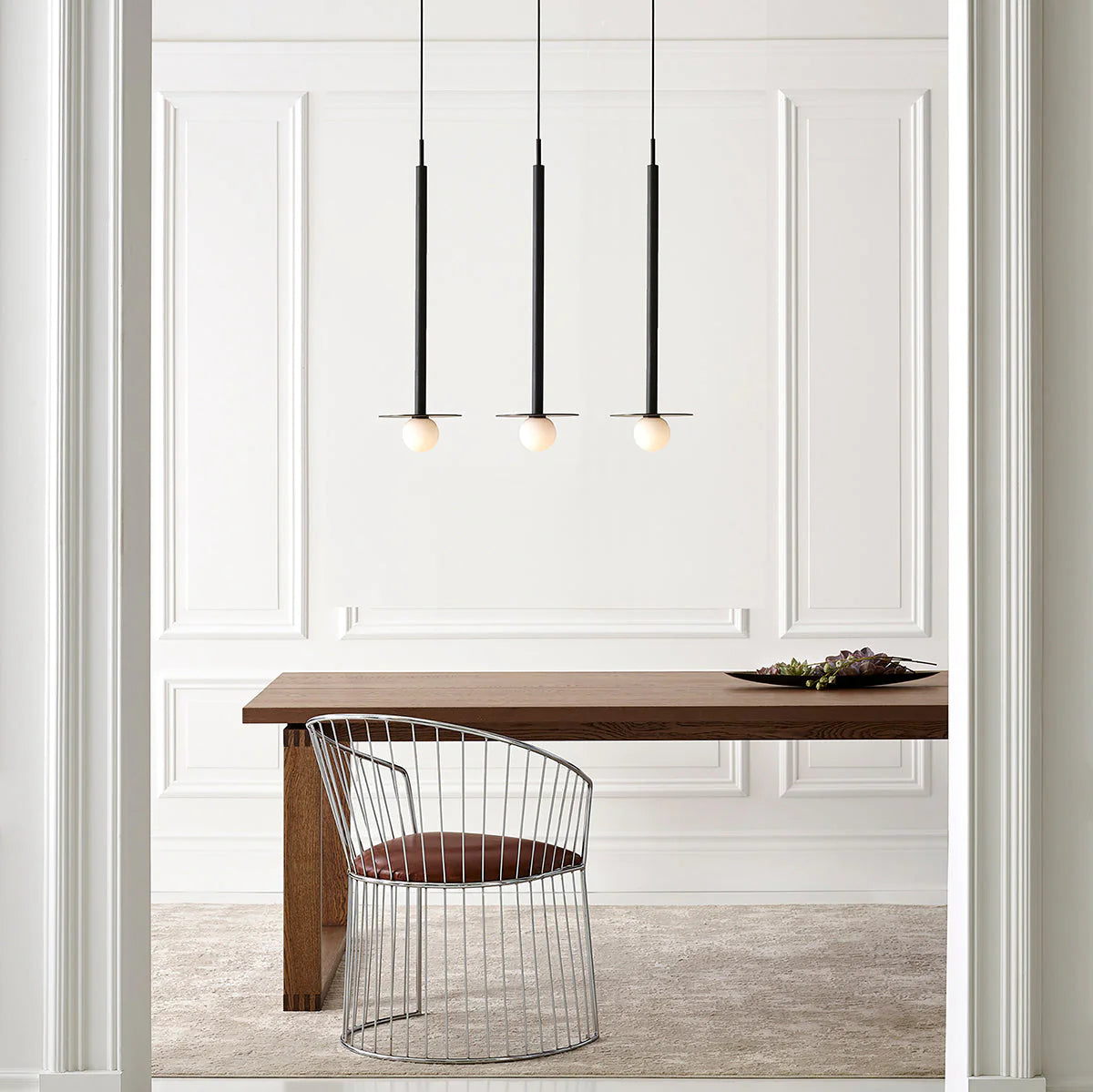 Visual Comfort Studio - Nodes 1L pendant By Kelly Wearstler