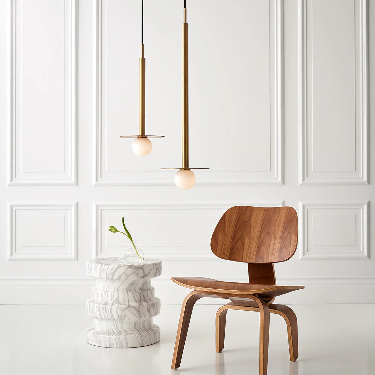 Visual Comfort Studio - Nodes 1L pendant By Kelly Wearstler